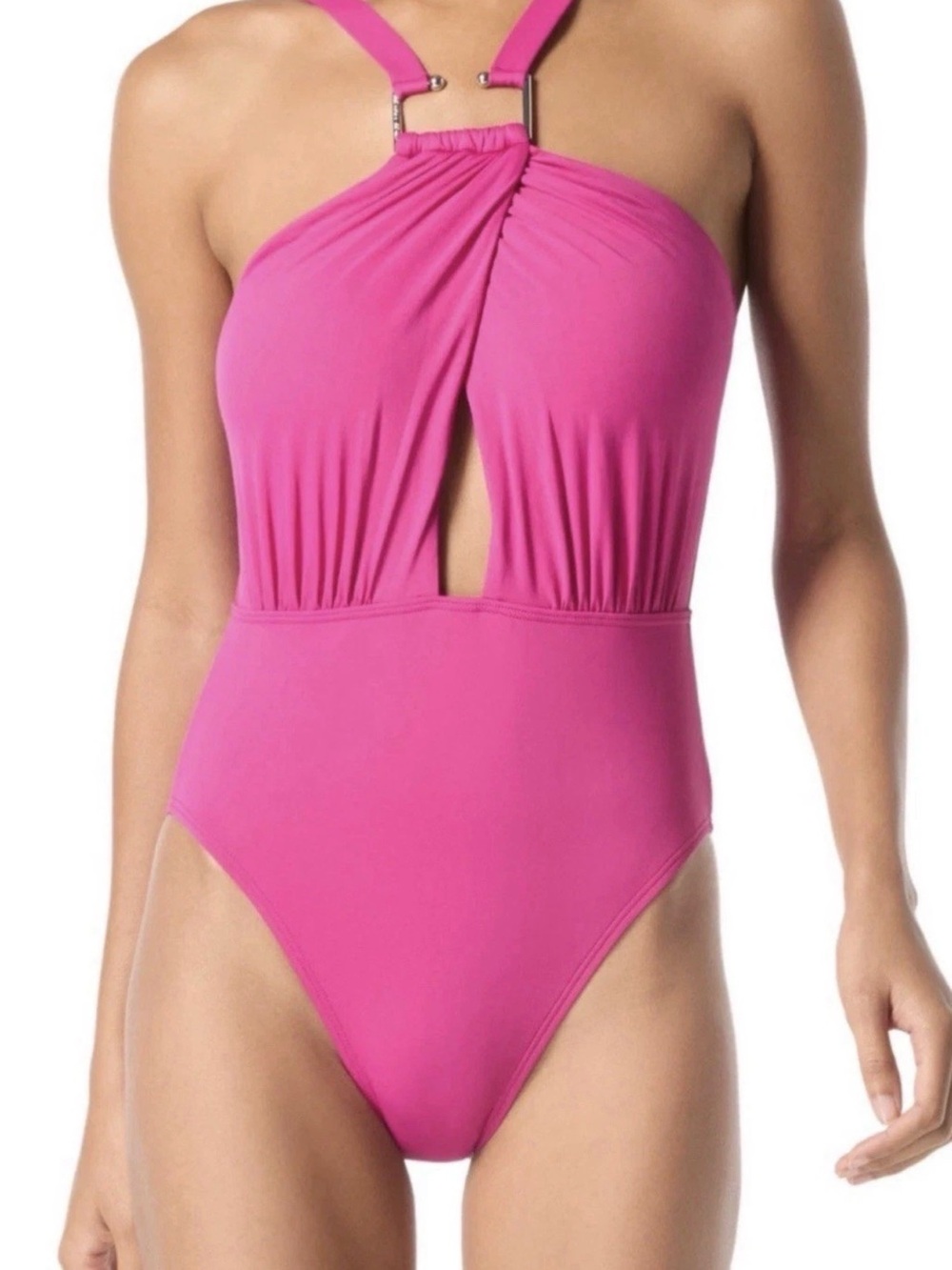 MICHAEL Michael Kors Hot Magenta One-Piece Swimsuit size 8